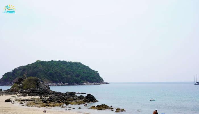lonely sea beach in Phuket