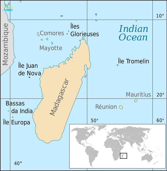madagascar island map