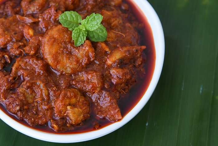 savour the taste of Kerala Style Prawn Curry
