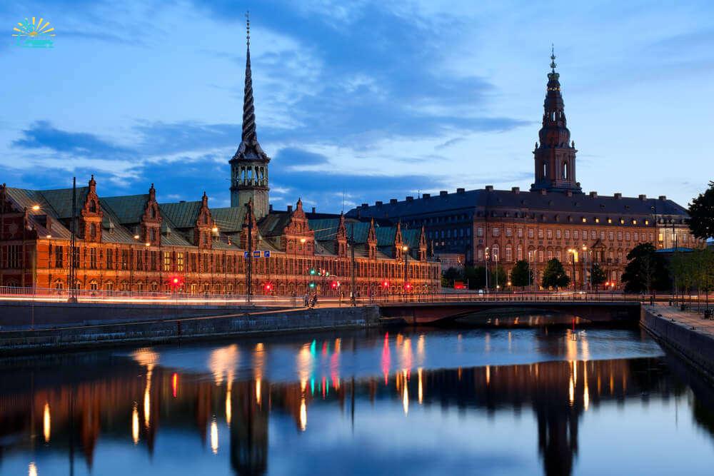 the gorgeous Christiansborg Palace