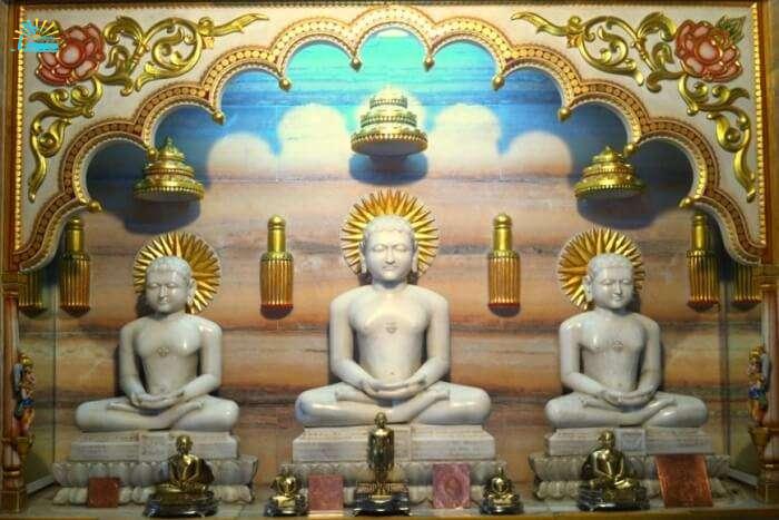 visit the 1008 Shri Adinath Digambar Jain Mandir in Goa